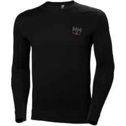 Lifa Langärmliges Thermounterhemd Mit Merinowolle, Grau Melange -Helly Hansen Workwear 104783 10