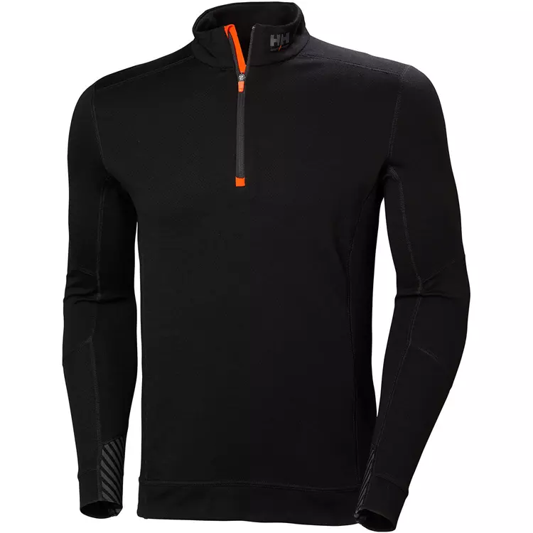 Lifa Marino Half-Zip Thermounterhemd Mit Merinowolle, Grau Melange/Schwarz 5 Lifa Marino Half-Zip Thermounterhemd Mit Merinowolle, Grau Melange/Schwarz – Bild 5