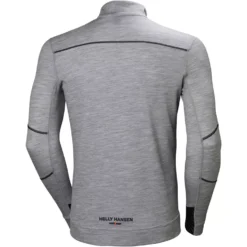 Lifa Marino Half-Zip Thermounterhemd Mit Merinowolle, Grau Melange -Helly Hansen Workwear 104791 20