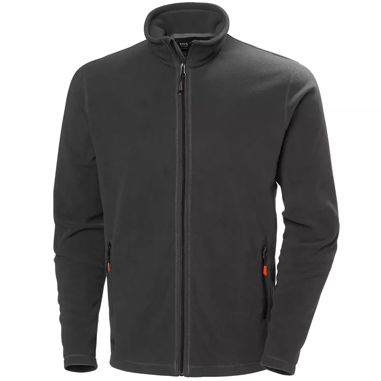 Oxford Leichte Fleecejacke, Dunkelgrau 1 Oxford Leichte Fleecejacke, Dunkelgrau