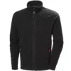Oxford Leichte Fleecejacke, Schwarz