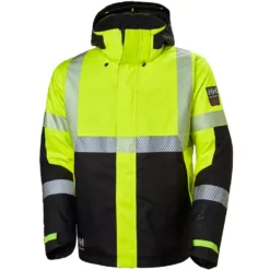 ICU Winterjacke, Hi-vis Gelb/charcoal
