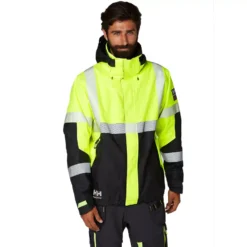 ICU Winterjacke, Hi-vis Gelb/charcoal -Helly Hansen Workwear 105875 30