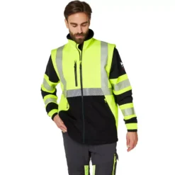 ICU-Softshelljacke, Hi-vis Gelb/charcoal -Helly Hansen Workwear 105880 30