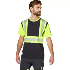 ICU T-Shirt, Hi-vis Gelb/charcoal -Helly Hansen Workwear 105883 30
