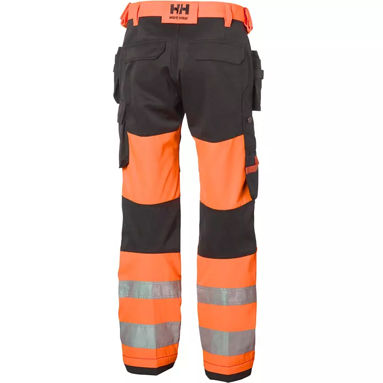Alna Handwerkerhose, Hi-vis Orange/charcoal 3 Alna Handwerkerhose, Hi-vis Orange/charcoal – Bild 3
