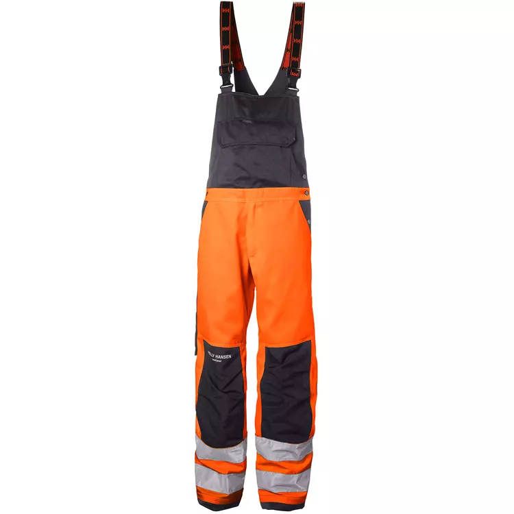 Alna Latzhose, Hi-vis Orange/charcoal 5 Alna Latzhose, Hi-vis Orange/charcoal – Bild 5