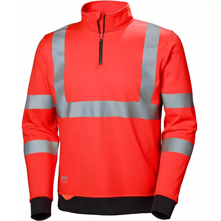 Addvis Sweatshirt Half Zip, Hi-Vis Gelb 5 Addvis Sweatshirt Half Zip, Hi-Vis Gelb – Bild 5