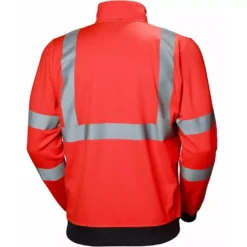 Addvis Sweatshirt Half Zip, Hi-Vis Rot -Helly Hansen Workwear 106372 20