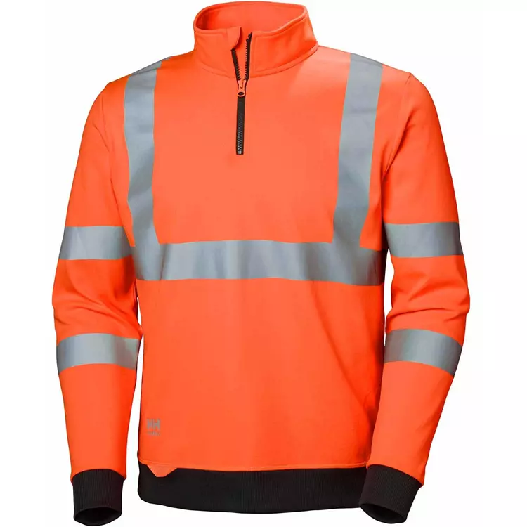 Addvis Sweatshirt Half Zip, Hi-vis Orange 7 Addvis Sweatshirt Half Zip, Hi-vis Orange – Bild 7