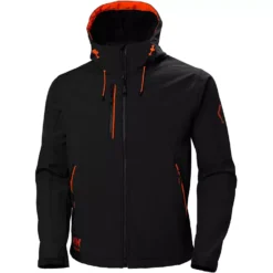 Chelsea Evo. Softshelljacke, Schwarz