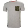 Kensington T-Shirt, Grau Melange/Camouflage