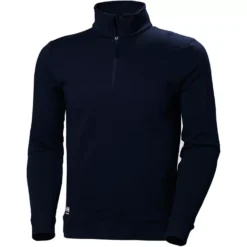Manchester Sweatshirt Half Zip, Navy -Helly Hansen Workwear 110686 10 2
