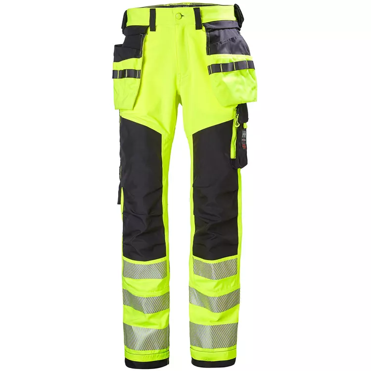ICU Handwerkerhose Full Stretch, Hi-vis Gelb/charcoal 1 ICU Handwerkerhose Full Stretch, Hi-vis Gelb/charcoal