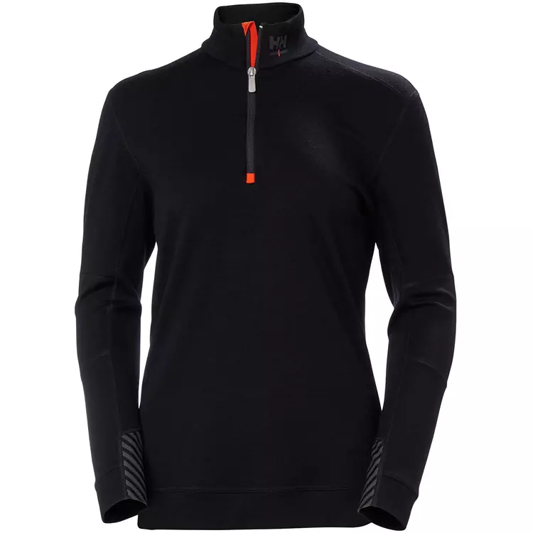 Lifa Damen Thermonterhemd Half Zip Mit Merinowolle, Schwarz 5 Lifa Damen Thermonterhemd Half Zip Mit Merinowolle, Schwarz – Bild 5