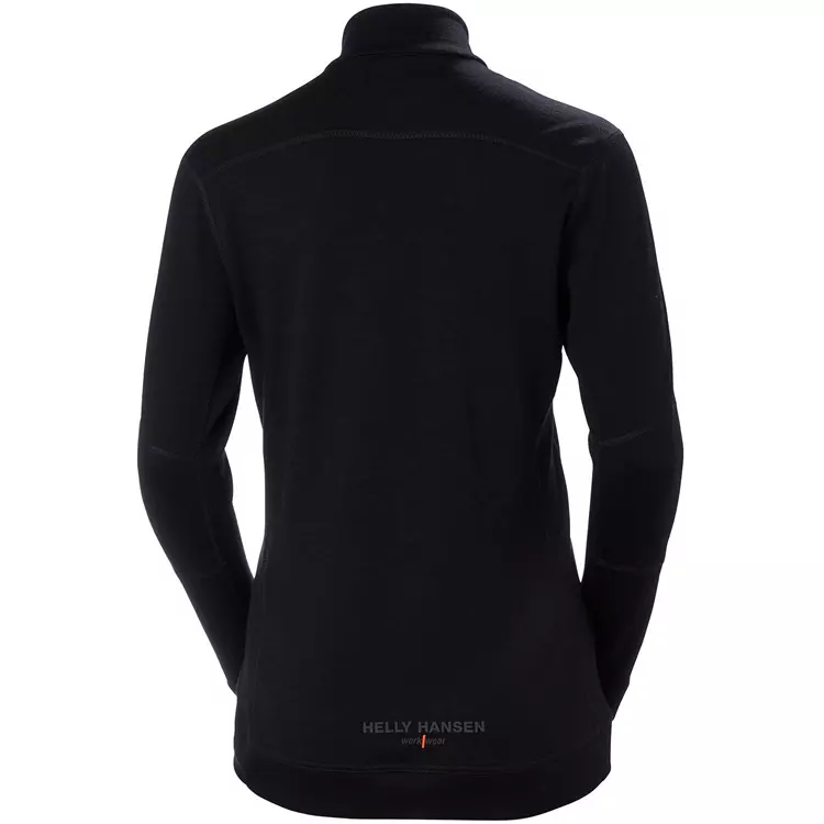 Lifa Damen Thermonterhemd Half Zip Mit Merinowolle, Schwarz 3 Lifa Damen Thermonterhemd Half Zip Mit Merinowolle, Schwarz – Bild 3
