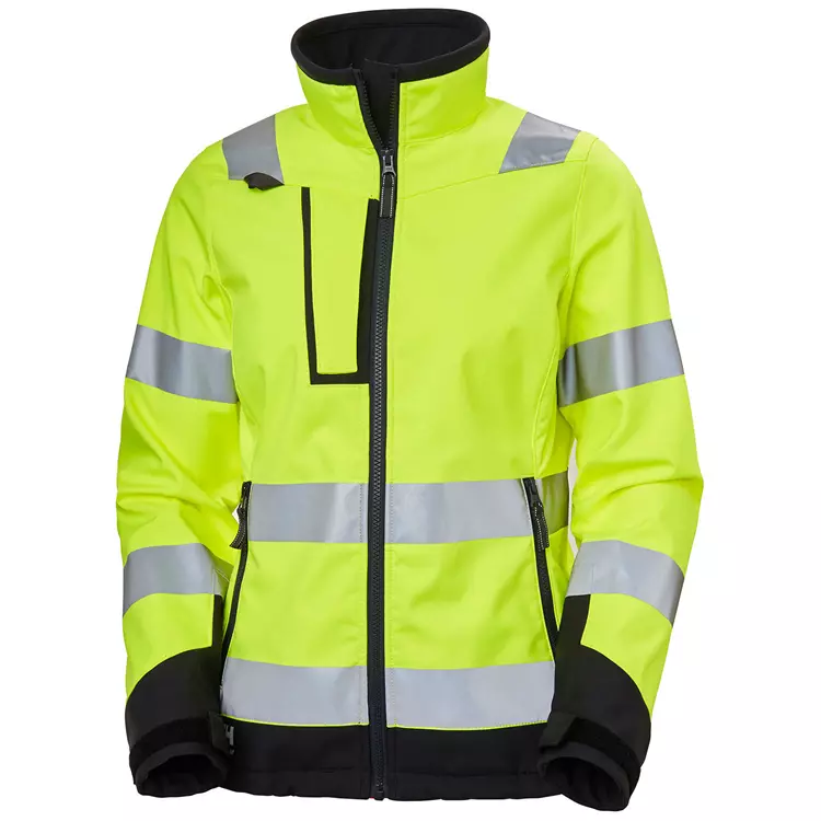Luna Damen Softshelljacke, Hi-vis Gelb/charcoal 1 Luna Damen Softshelljacke, Hi-vis Gelb/charcoal