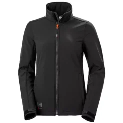 Luna Damen Softshelljacke, Schwarz