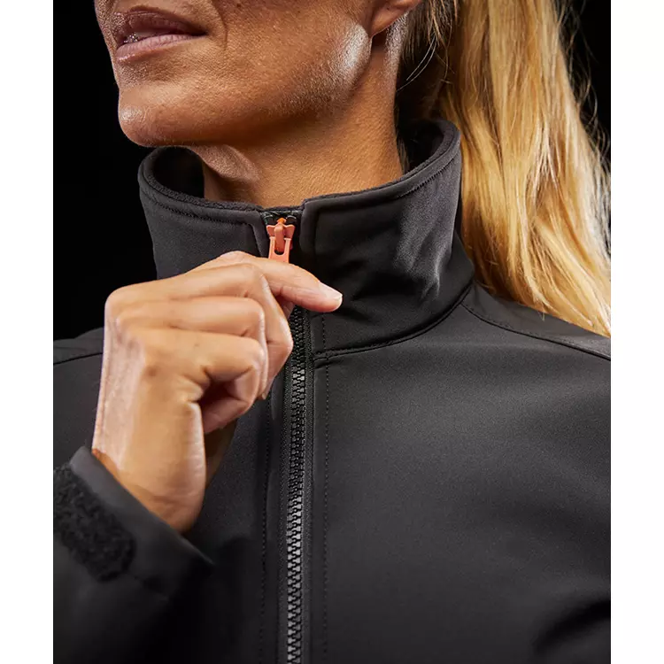 Luna Damen Softshelljacke, Schwarz 9 Luna Damen Softshelljacke, Schwarz – Bild 9