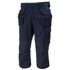 Oxford 3/4-Handwerkerhose, Navy
