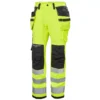 Luna Damen Handwerkerhosen Full Stretch, Hi-vis Gelb/charcoal