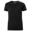 Manchester Dame T-shirt, Schwarz