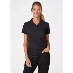 Manchester Damen Poloshirt, Schwarz -Helly Hansen Workwear 118963 30