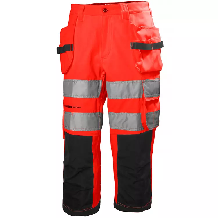 Alna 3/4 Handwerkerhose, Hi-vis Orange/charcoal 5 Alna 3/4 Handwerkerhose, Hi-vis Orange/charcoal – Bild 5