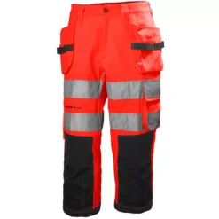 Alna 3/4 Handwerkerhose, Hi-vis Rot/Charcoal -Helly Hansen Workwear 119266 10 3
