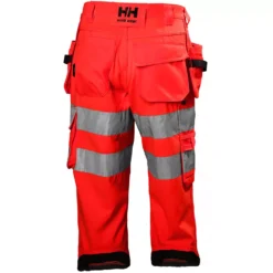 Alna 3/4 Handwerkerhose, Hi-vis Rot/Charcoal -Helly Hansen Workwear 119266 20