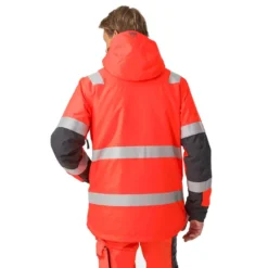 Alna 2.0 Winterjacke, Hi-vis Rot/Charcoal -Helly Hansen Workwear 121901 20