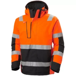 Alna 2.0 Winterjacke, Hi-vis Rot/Charcoal -Helly Hansen Workwear 121902 10 2