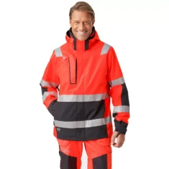 Alna 2.0 Shelljacke, Hi-vis Rot/Charcoal -Helly Hansen Workwear 121912 10 1