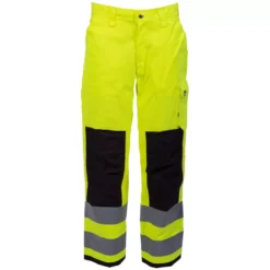 Brent Arbeitshose, Hi-vis Gelb/charcoal