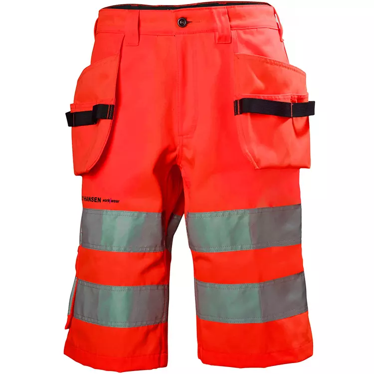 Alna Handwerkershorts, Hi-vis Rot/Charcoal 1 Alna Handwerkershorts, Hi-vis Rot/Charcoal