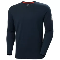 Kensington Langärmliges T-Shirt, Navy -Helly Hansen Workwear 130105 10 4