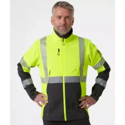 ICU BRZ Arbeitsjacke, Hi-vis Gelb/Ebony -Helly Hansen Workwear 132452 20