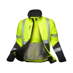 ICU BRZ Arbeitsjacke, Hi-vis Gelb/Ebony -Helly Hansen Workwear 132452 40