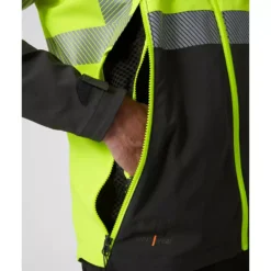 ICU BRZ Arbeitsjacke, Hi-vis Gelb/Ebony -Helly Hansen Workwear 132452 80