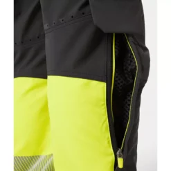 ICU BRZ Handwerkerhose Full Stretch, Ebony/Hi-Vis Gelb -Helly Hansen Workwear 132454 60