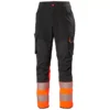 ICU BRZ Diensthose Full Stretch, Ebony/Hi-Vis Orange