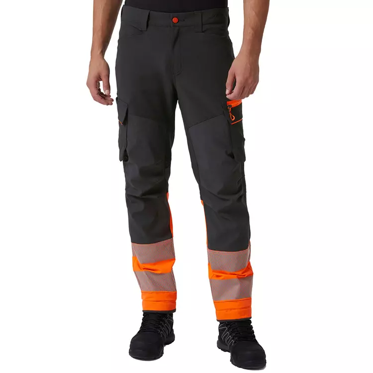ICU BRZ Diensthose Full Stretch, Ebony/Hi-Vis Orange 3 ICU BRZ Diensthose Full Stretch, Ebony/Hi-Vis Orange – Bild 3