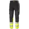 ICU BRZ Diensthose Full Stretch, Ebony/Hi-Vis Gelb