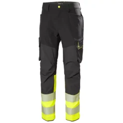 ICU BRZ Diensthose Full Stretch, Ebony/Hi-Vis Gelb