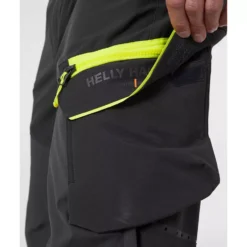 ICU BRZ Diensthose Full Stretch, Ebony/Hi-Vis Gelb -Helly Hansen Workwear 132456 60