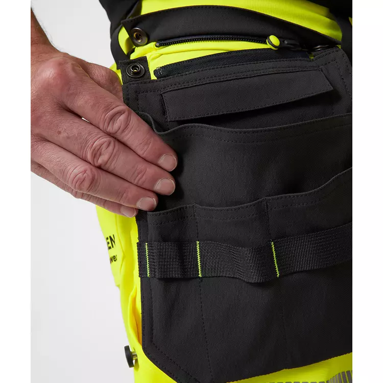 ICU BRZ 3/4-Handwerkerhose Full Stretch, Hi-vis Gelb/Ebony 9 ICU BRZ 3/4-Handwerkerhose Full Stretch, Hi-vis Gelb/Ebony – Bild 9