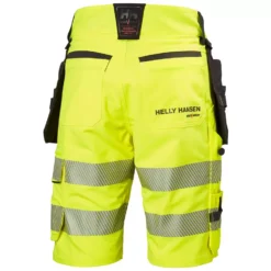 ICU Handwerkershorts Full Stretch, Hi-vis Gelb/Ebony -Helly Hansen Workwear 132460 40