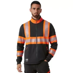 ICU Cardigan, Ebony/Hi-Vis Orange -Helly Hansen Workwear 132461 20