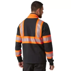 ICU Cardigan, Ebony/Hi-Vis Orange -Helly Hansen Workwear 132461 30