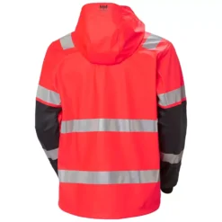 Alna 2.0 Regenjacke, Hi-Vis Rot/Ebony -Helly Hansen Workwear 132463 40